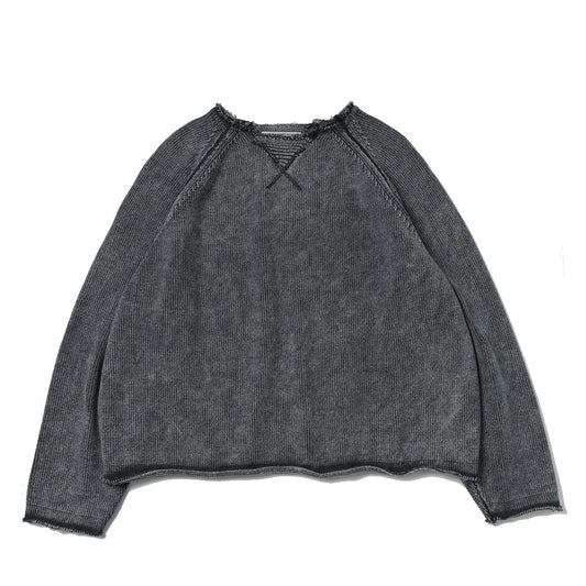 Vintage Washed Pullover Knit Sweater