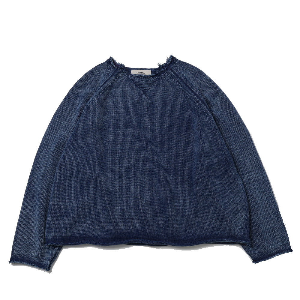 Vintage Washed Pullover Knit Sweater