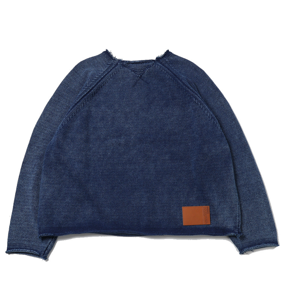 Vintage Washed Pullover Knit Sweater