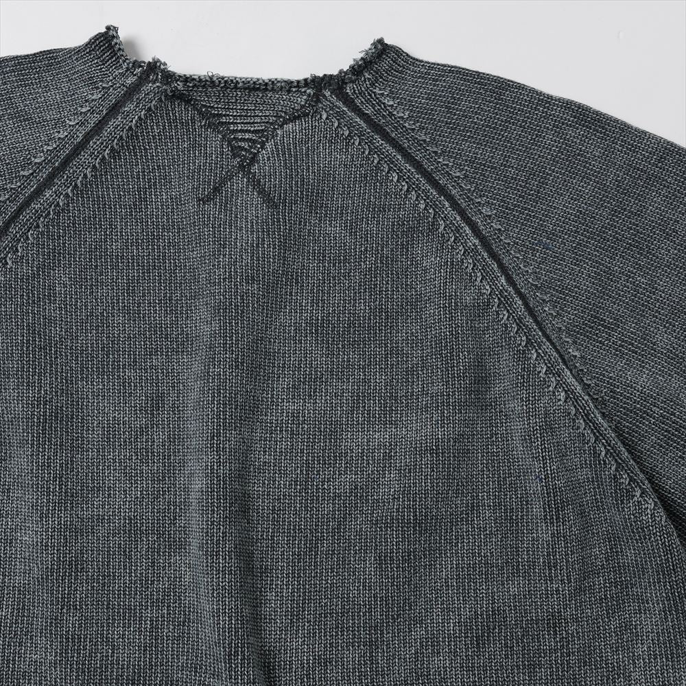 Vintage Washed Pullover Knit Sweater