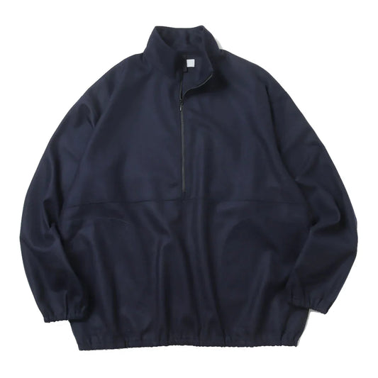 HALF ZIP TRUCK JACKET WOOL SOFT FLANNEL