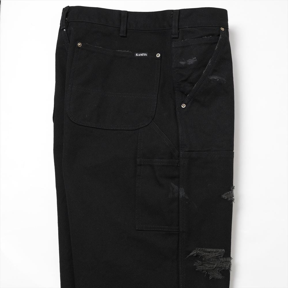 KAMIYA - BORO Duck Painter Bermuda Shorts (G14PT093) | KAMIYA
