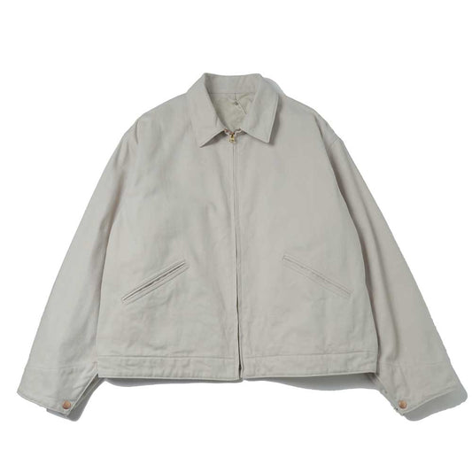 コットンツイル ジップショートジャケット