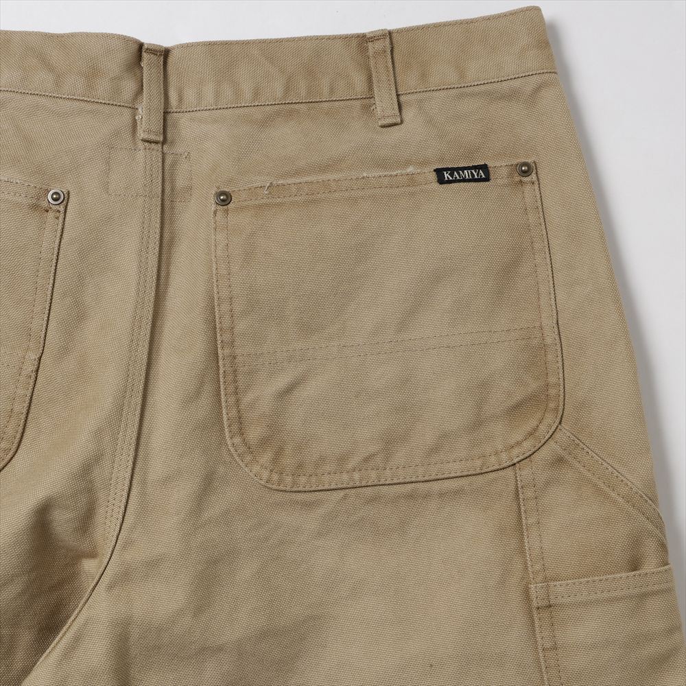KAMIYA - BORO Duck Painter Bermuda Shorts (G14PT093) | KAMIYA