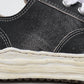 (HANK) OG Sole Shrink Leather Low-top Sneaker BLACK