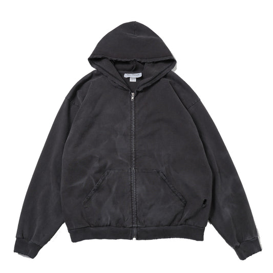 VINTAGE WASHED ZIP HOODIE