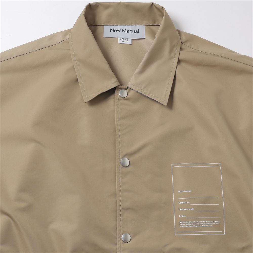 New Manual) COACH JACKET (2026SS-JK2-YT) | New Manual / ジャケット