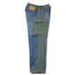綿デニム×綿リップストップ 製品加工 Levi's Wネーム P202