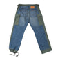 綿デニム×綿リップストップ 製品加工 Levi's Wネーム P202