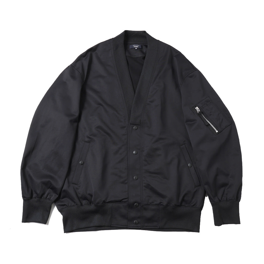 COMME des GARÇONS HOMME M ブラック綿ジャケット コムデギャルソン オムCOMME des GARCONS HOMME 製品染めナイロン中綿
