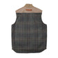 綿ドライオイル×レザー×ウールチェックツイード FILSON Wネーム V002