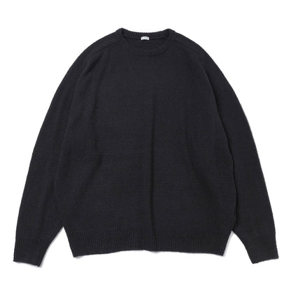 Washed Silk Nep Crew Neck Sweater
