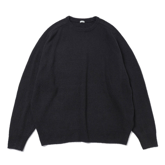 Washed Silk Nep Crew Neck Sweater