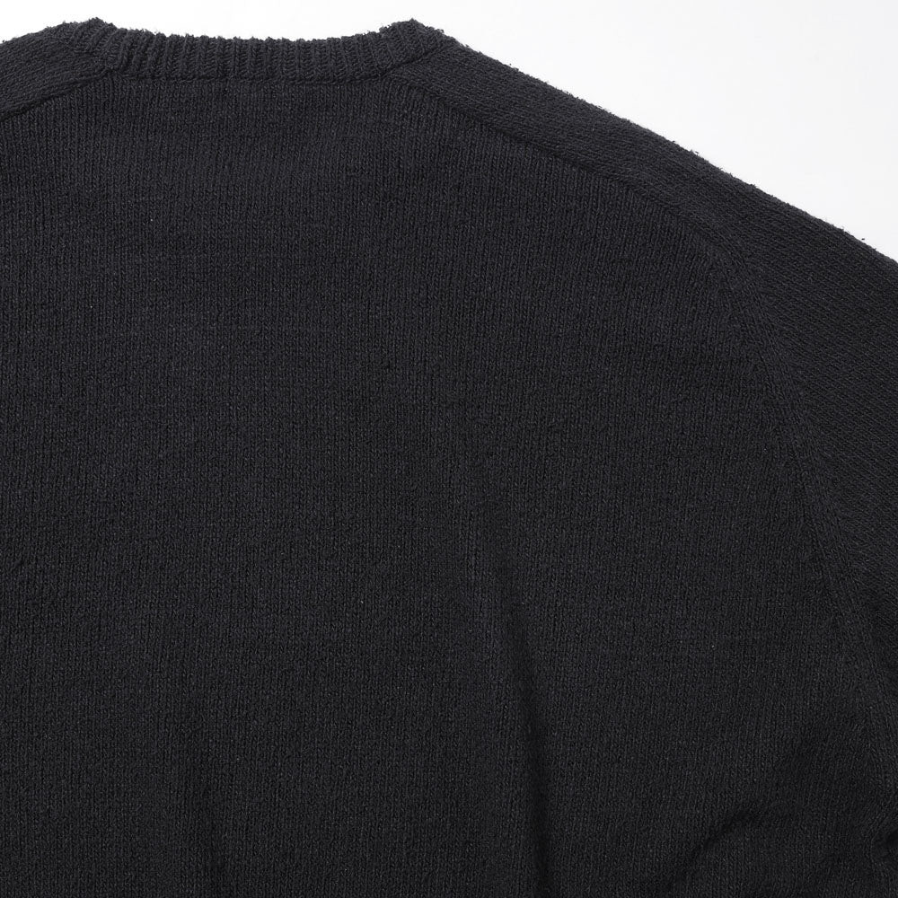 Washed Silk Nep Crew Neck Sweater