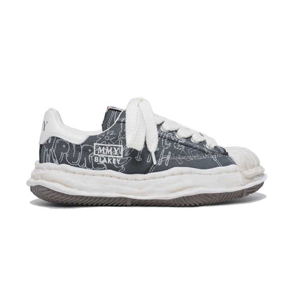 (BLAKEY) OG Sole Graffiti Printed Low-top Sneaker BLACK