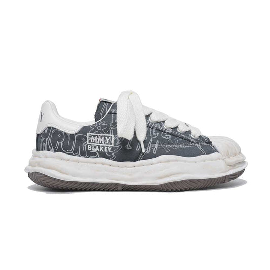 (BLAKEY) OG Sole Graffiti Printed Low-top Sneaker BLACK