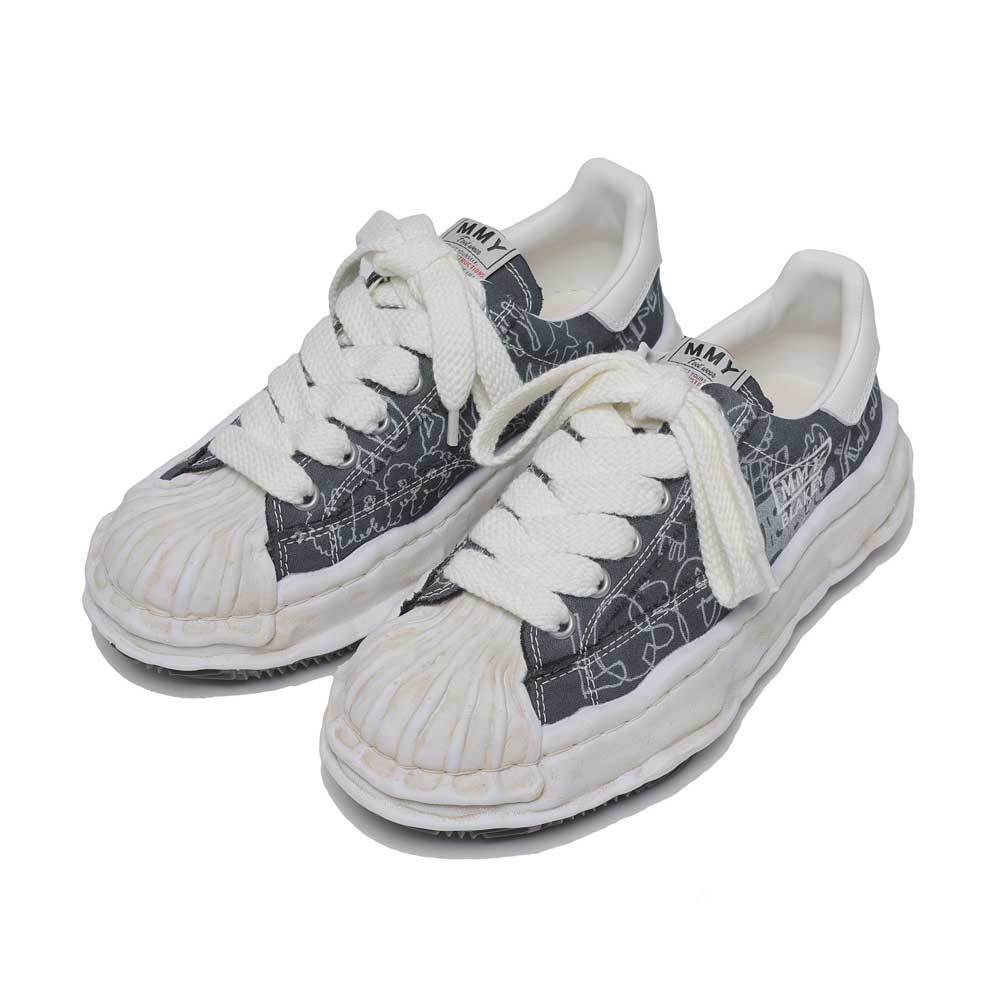 Maison MIHARA YASUHIRO - (BLAKEY) OG Sole Graffiti Printed Low-top