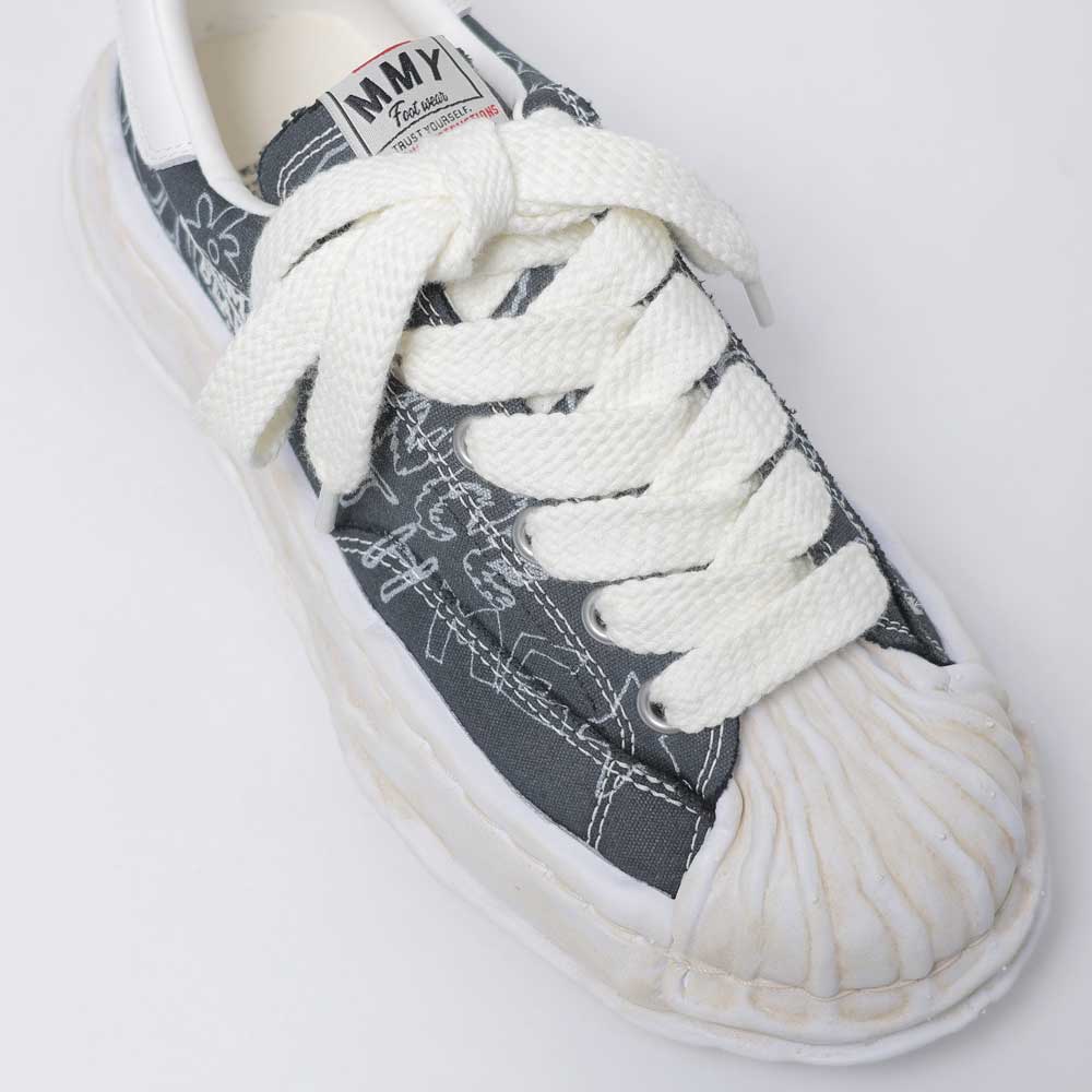 (BLAKEY) OG Sole Graffiti Printed Low-top Sneaker BLACK
