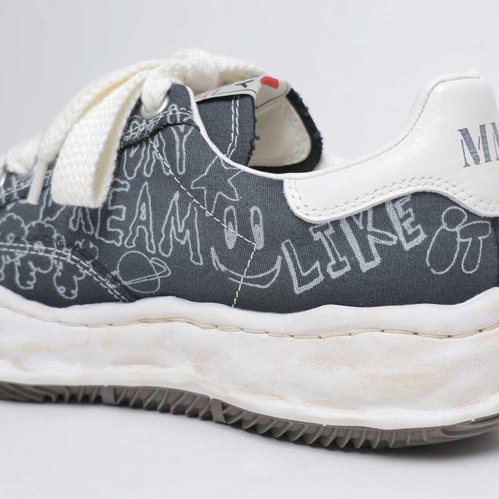 (BLAKEY) OG Sole Graffiti Printed Low-top Sneaker BLACK