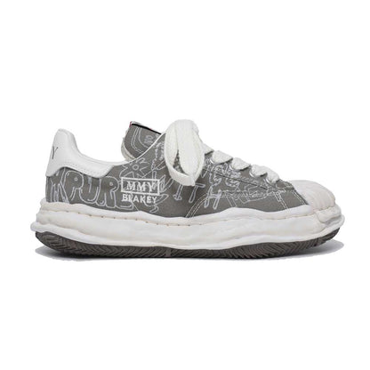 (BLAKEY) OG Sole Graffiti Printed Low-top Sneaker GREEN