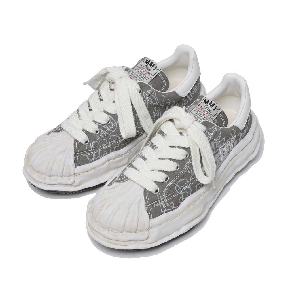 (BLAKEY) OG Sole Graffiti Printed Low-top Sneaker GREEN