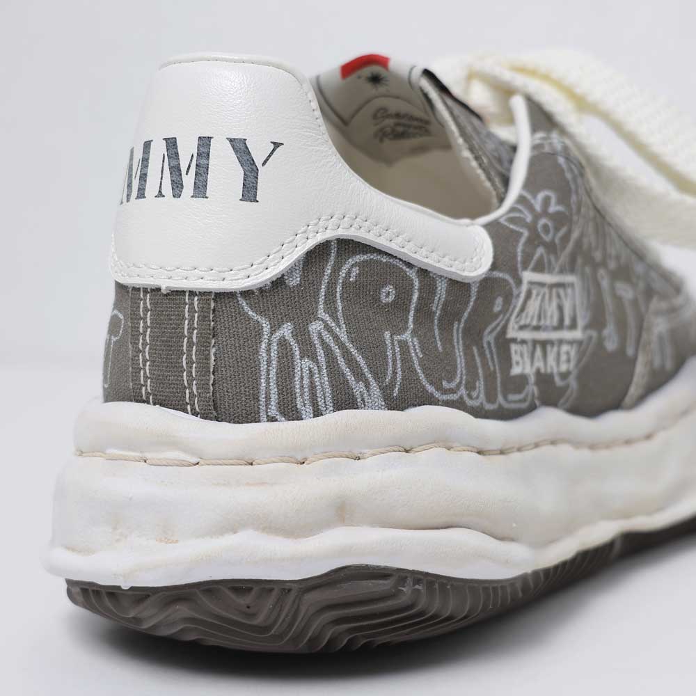 (BLAKEY) OG Sole Graffiti Printed Low-top Sneaker GREEN