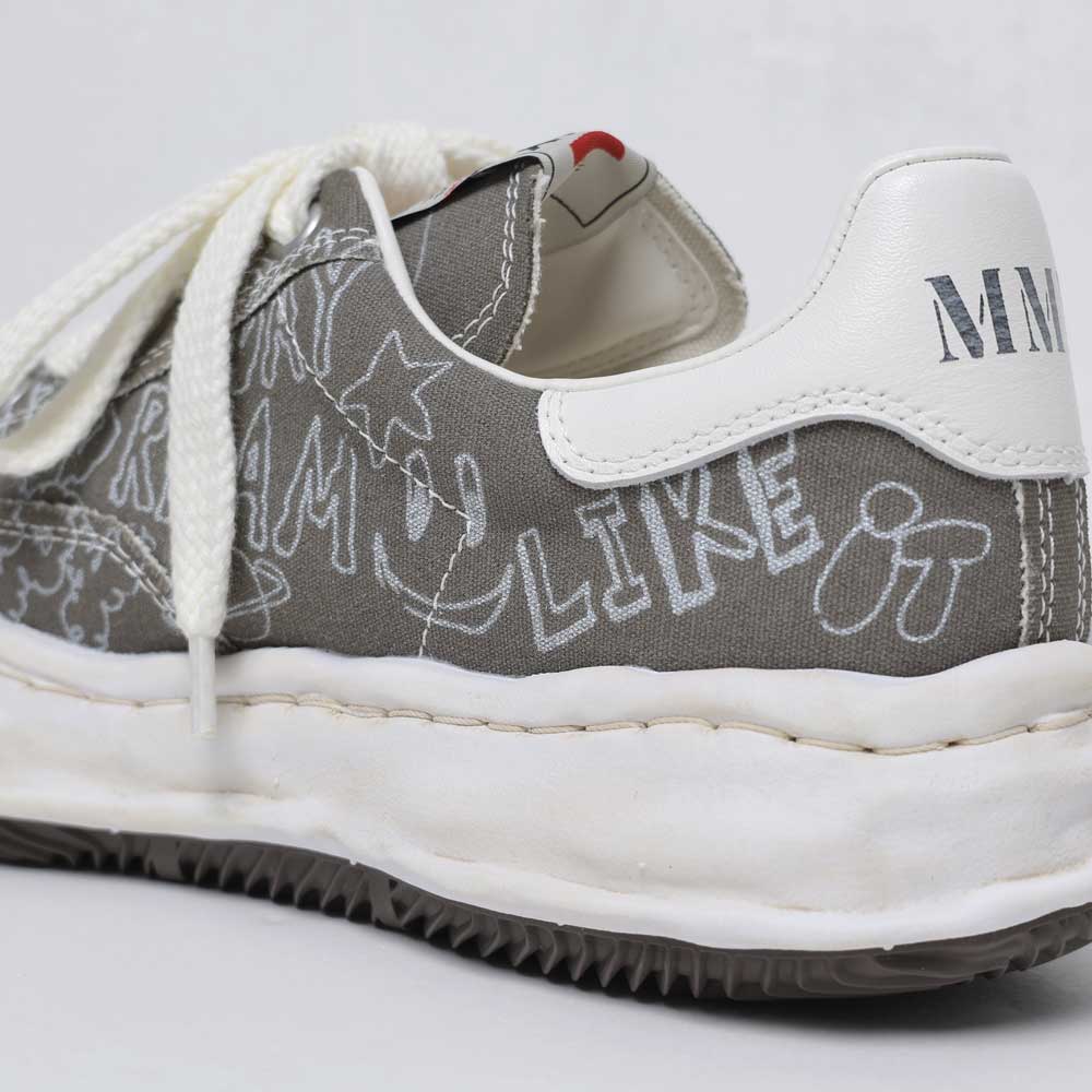 (BLAKEY) OG Sole Graffiti Printed Low-top Sneaker GREEN