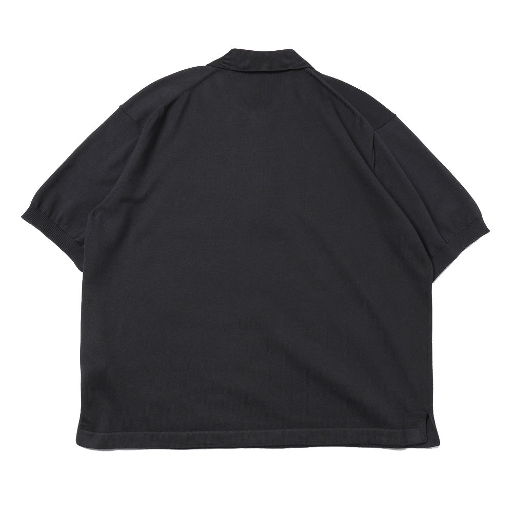A.PRESSE (ア プレッセ) Cotton Knit S/S Polo Shirts 26SAP-03-02