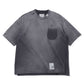 SUN FADED V NECK TEE