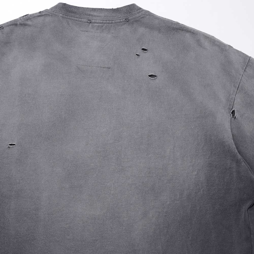 SUN FADED V NECK TEE