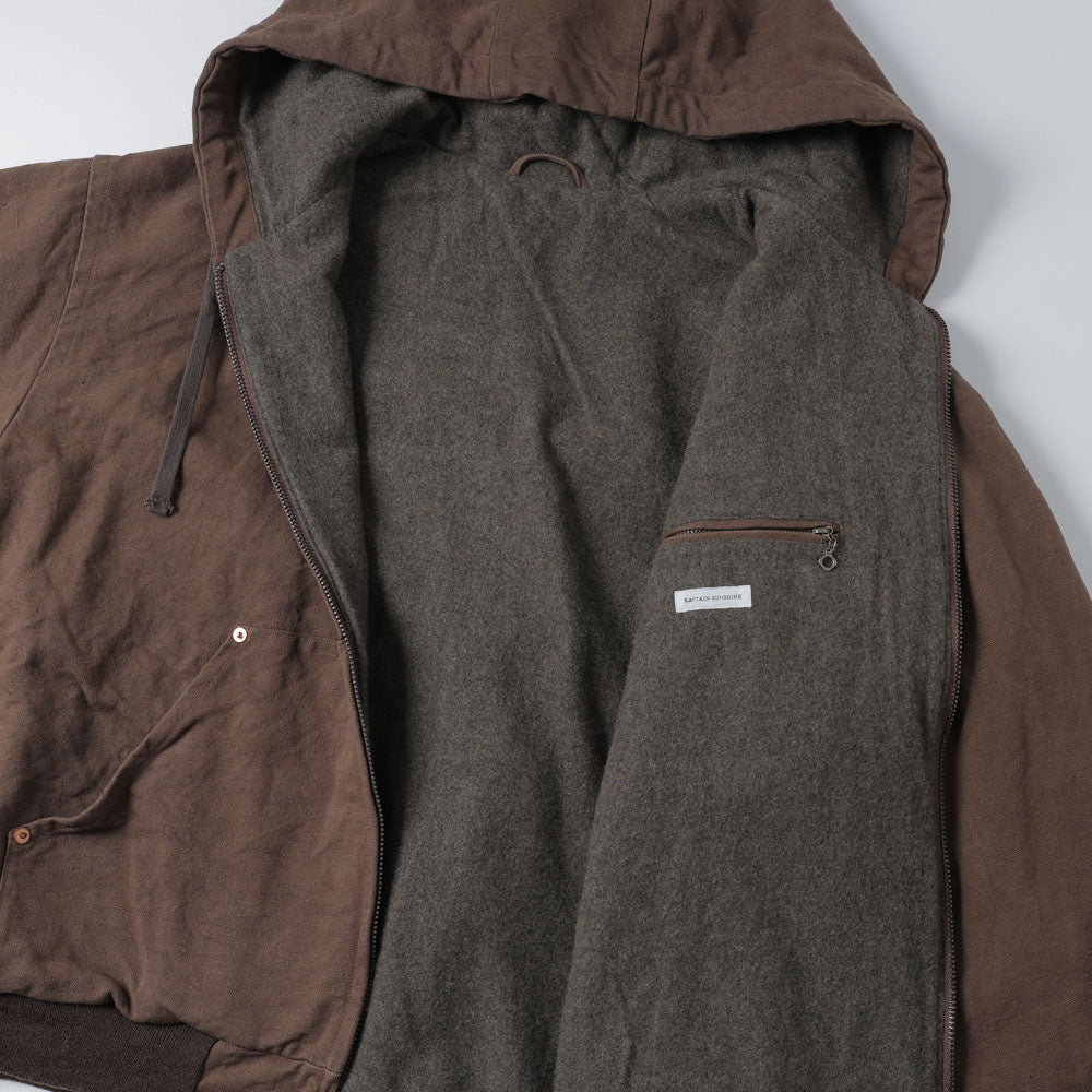Cotton Hemp Hooded Jacket