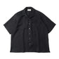 OPEN COLLAR WIDE SHIRT S/S HEMP