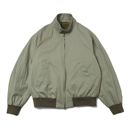 Cotton Gabardine Harrington Jacket