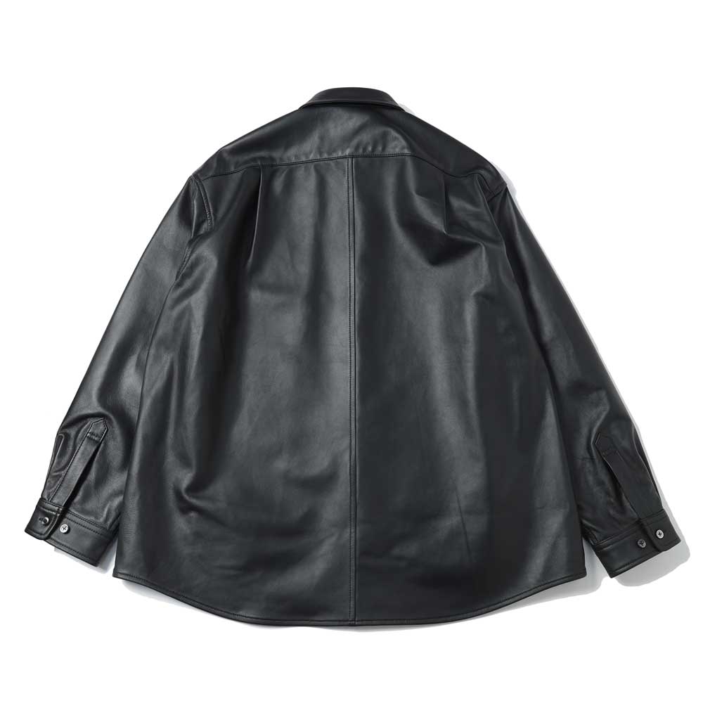 Leather Shirt Jacket 26ssmae