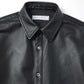 Leather Shirt Jacket 26ssmae