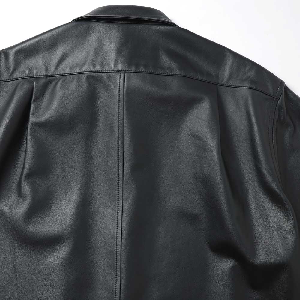 Leather Shirt Jacket 26ssmae