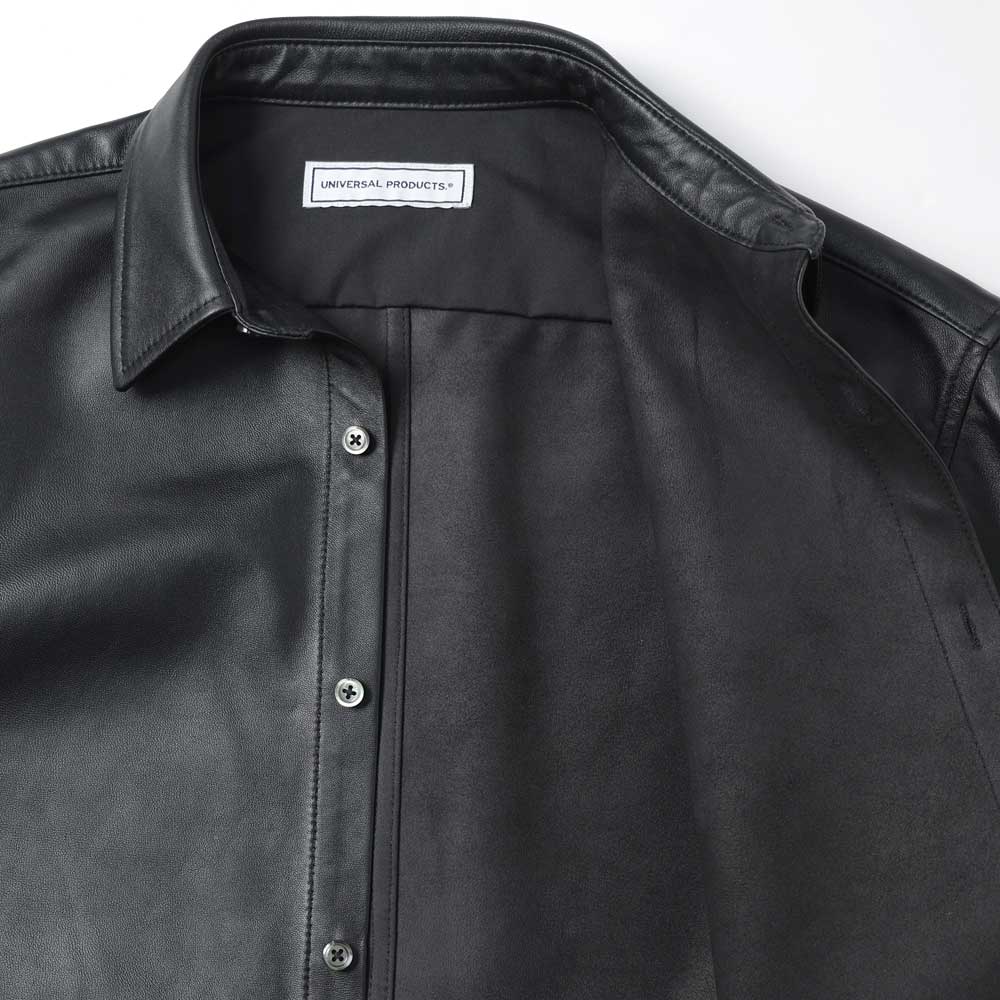 Leather Shirt Jacket 26ssmae