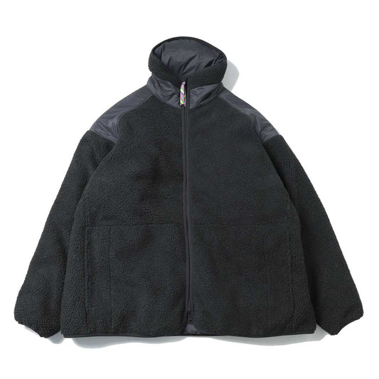 REVERSIBLE FLEECE DOWN JACKET