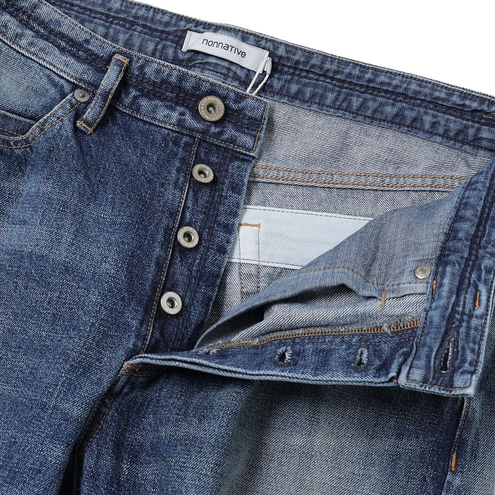 DWELLER 5P JEANS NR COTTON 13.5oz SELVEDGE DENIM VW LIGHT
