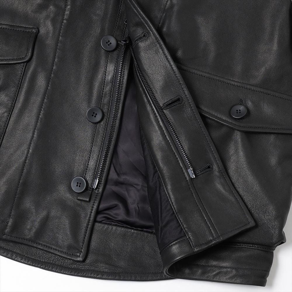 LEATHER DRIZZLER JACKET