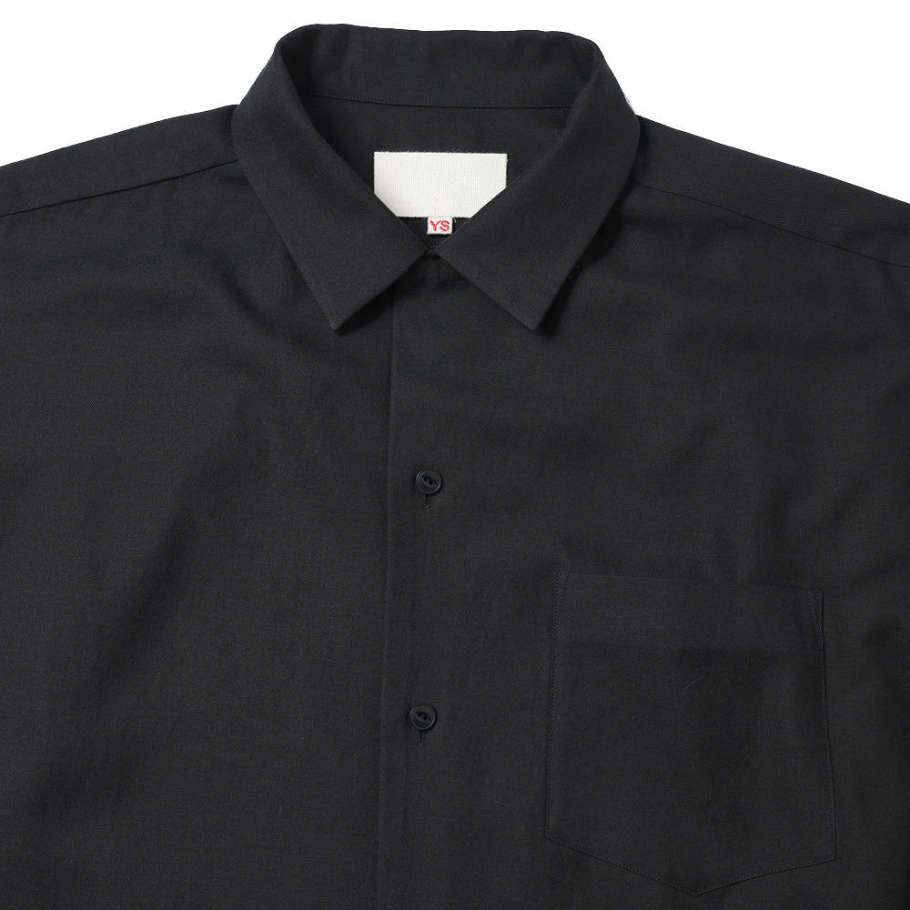 OPEN COLLAR S/S SHIRT