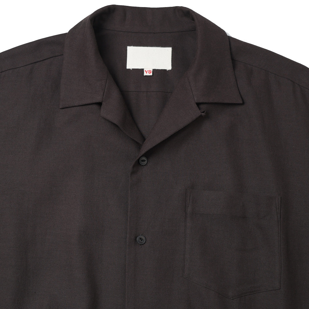 OPEN COLLAR S/S SHIRT
