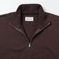 COMFORT HALF ZIP ORGANIC COTTON HEAVY FLEECE