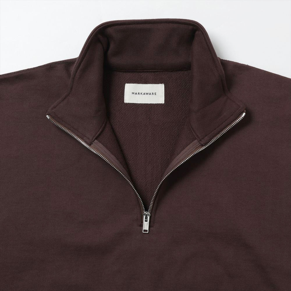 COMFORT HALF ZIP ORGANIC COTTON HEAVY FLEECE