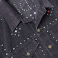 Studded Jean Jacket - 14W Corduroy