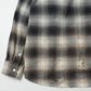 Distressed Hooded Check Shirts