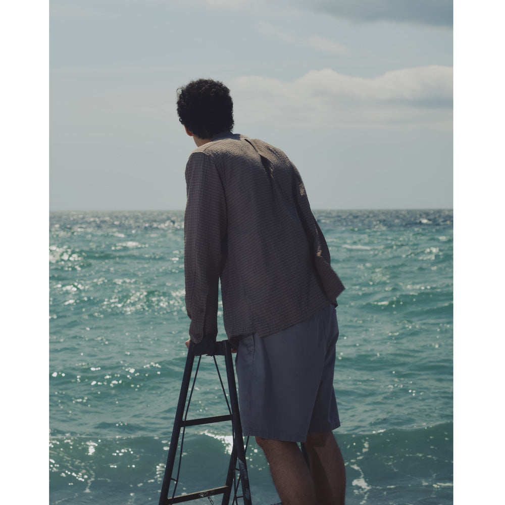VOYAGER L/S SHIRT R/P/N DOBBY CHECK