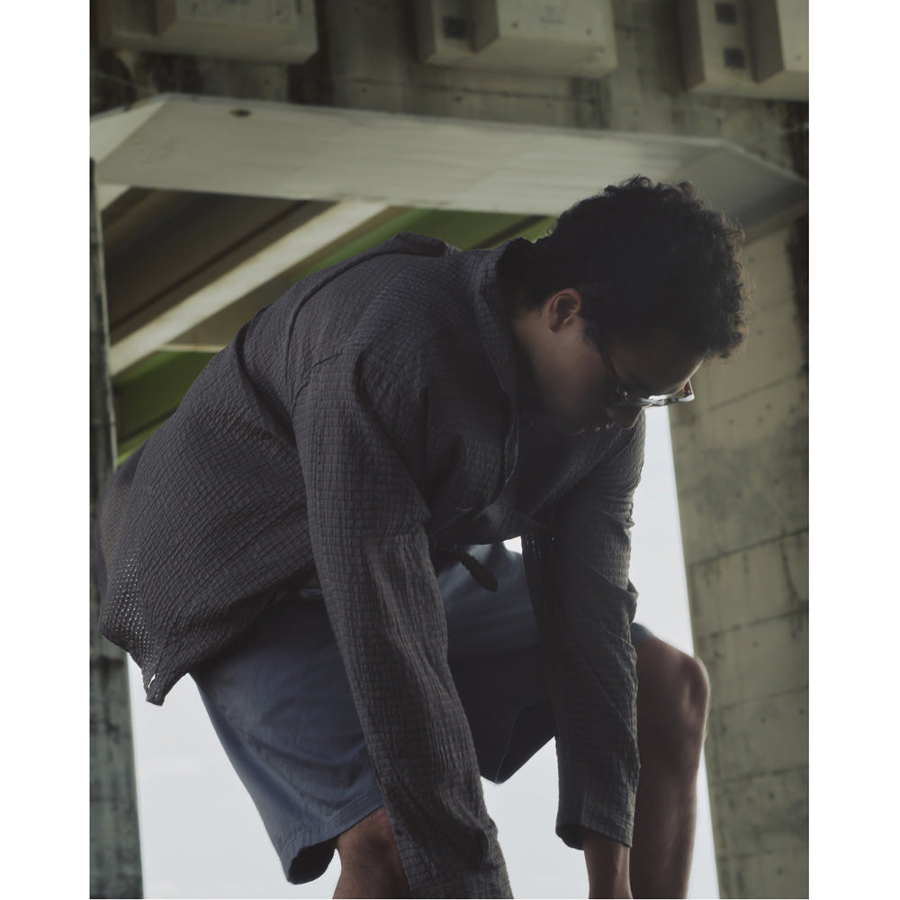 nonnative テーラードシャツ サイズ4 nonnative (ノンネイティブ) VOYAGER L/S SHIRT R/P/N DOBBY CHECK NN