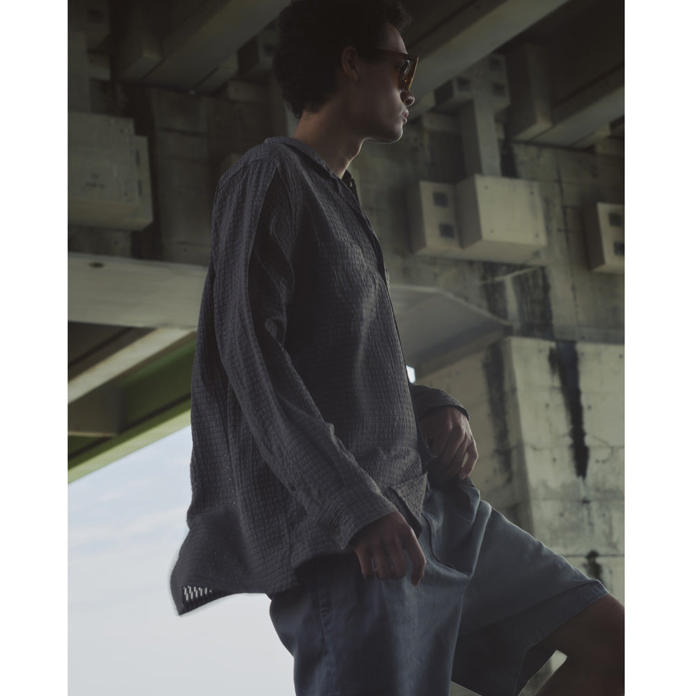 nonnative (ノンネイティブ) VOYAGER L/S SHIRT R/P/N DOBBY CHECK NN