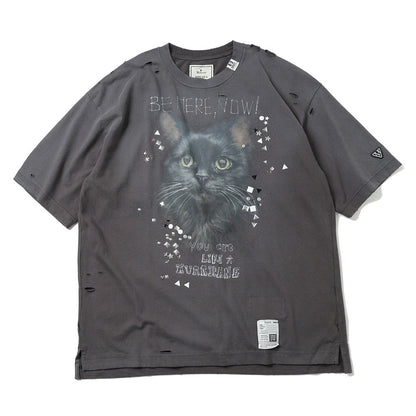 Embroidered Distressed Tee